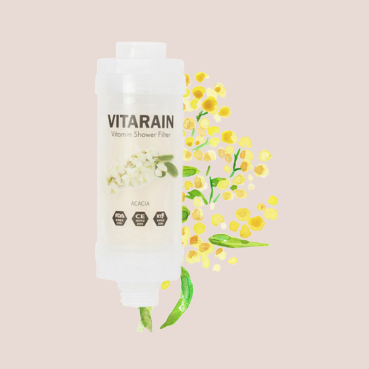 Vitarain Acacia Shower Filter – Pure Water & Gentle Care for Skin & Hair