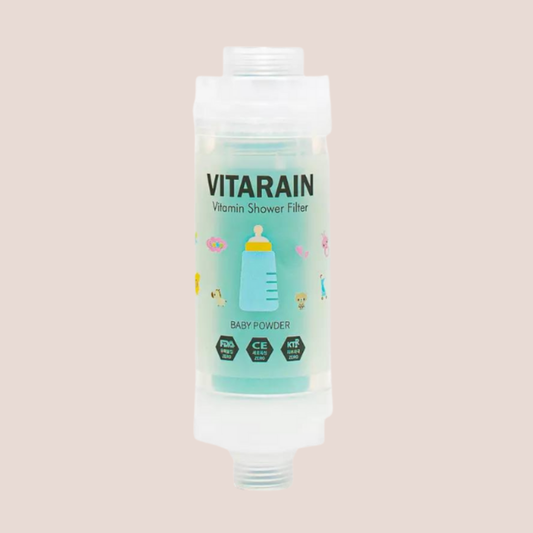 Vitarain Baby Powder Shower Filter – Purified Shower, Soft Skin & Radiant Hair