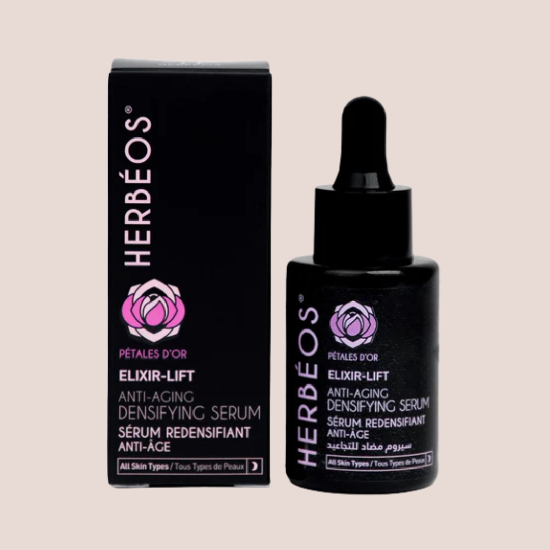 HERBÉOS™ | Elixir Lift – Redensifying Anti-Aging Serum Pétales d’Or (30 ml)
