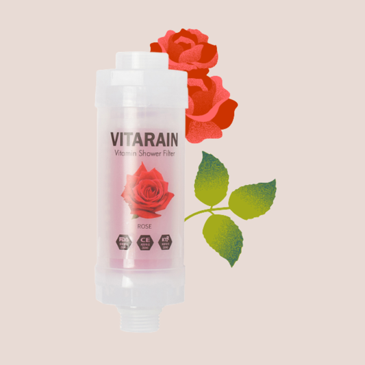 Vitarain Rose Shower Filter – Vitamin-Enriched Care for Skin & Hair
