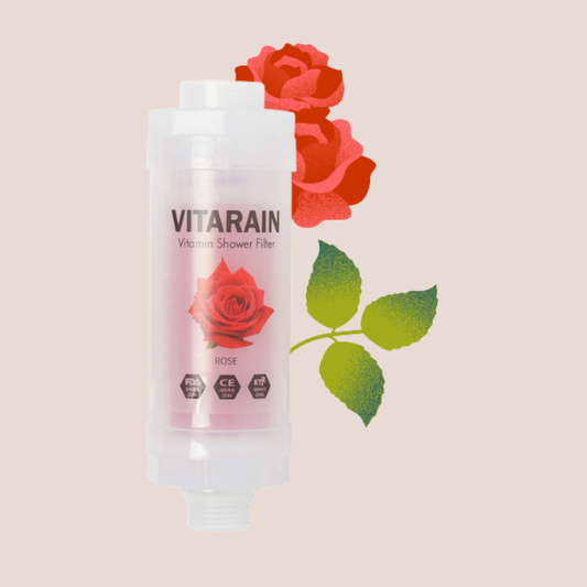 Vitarain Strawberry Shower Filter – Pure Water, Protected Skin & Radiant Hair